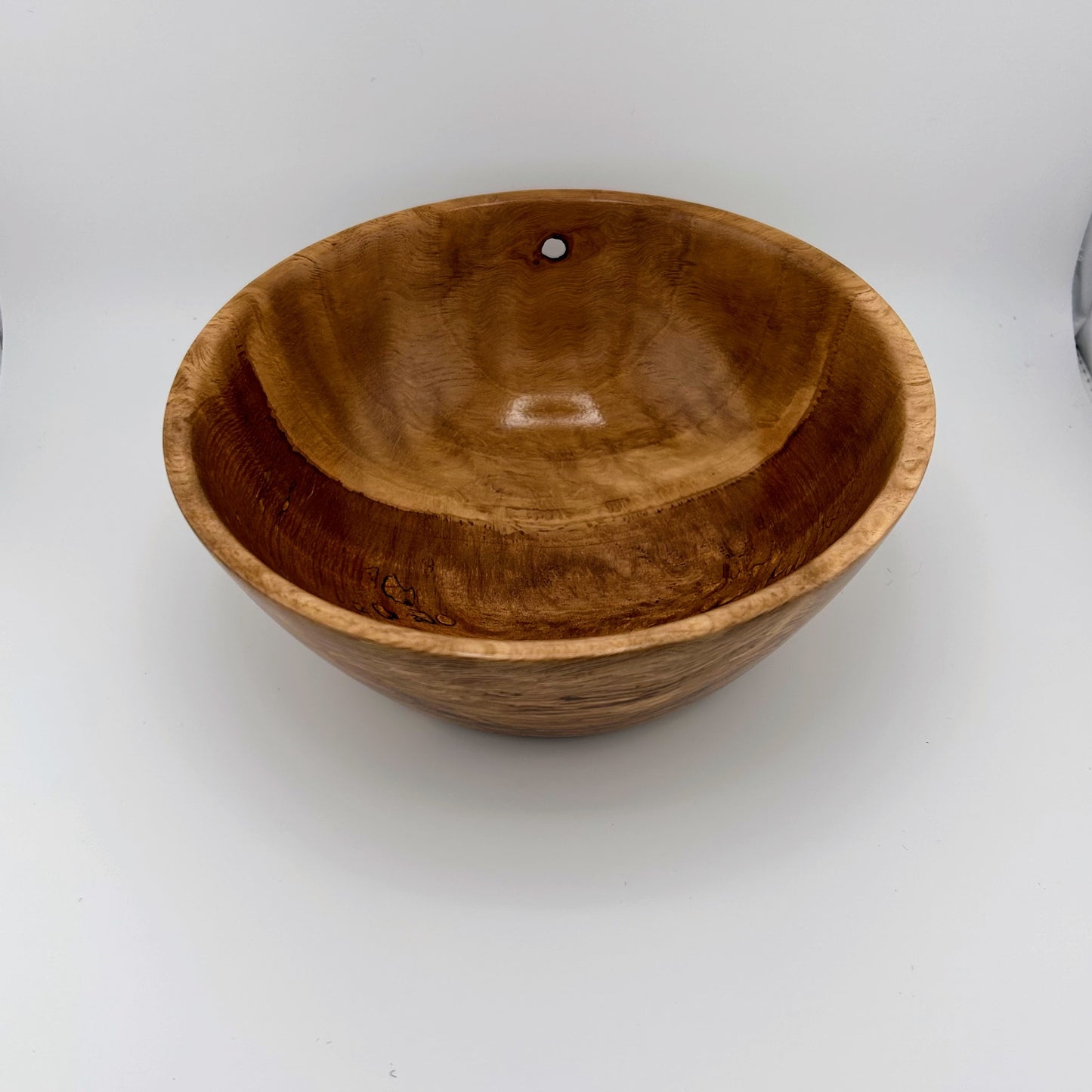 Handcrafted Sycamore Wood 7.5-inch Diameter Bowl