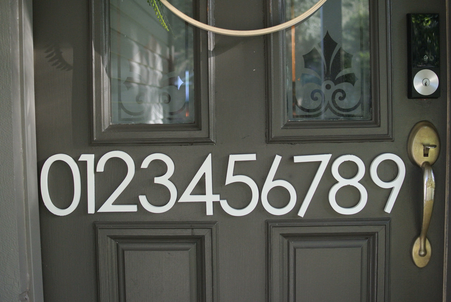 5in Modern Magnetic House Numbers