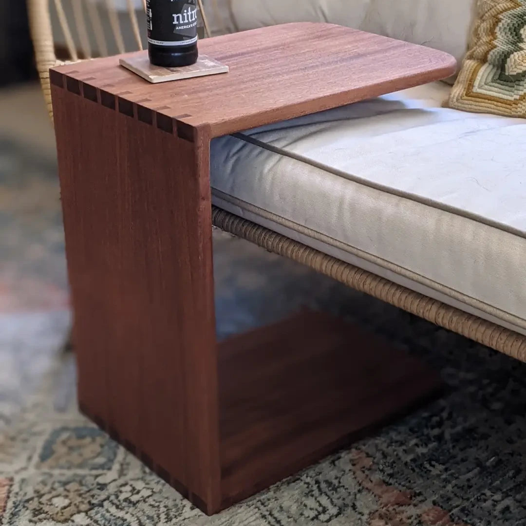 Couch Side Table - Solid Wood