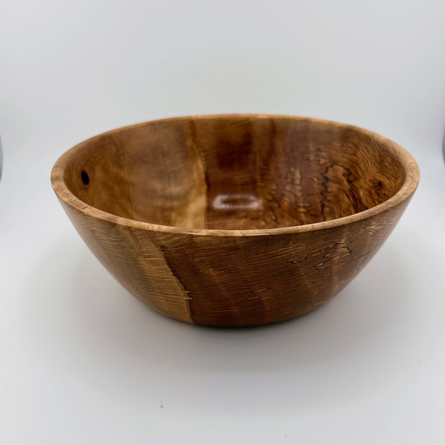 Handcrafted Sycamore Wood 7.5-inch Diameter Bowl