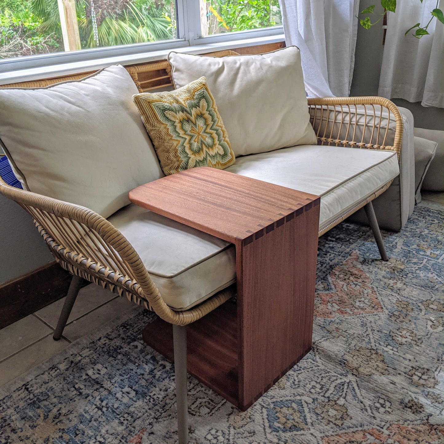 Couch Side Table - Solid Wood