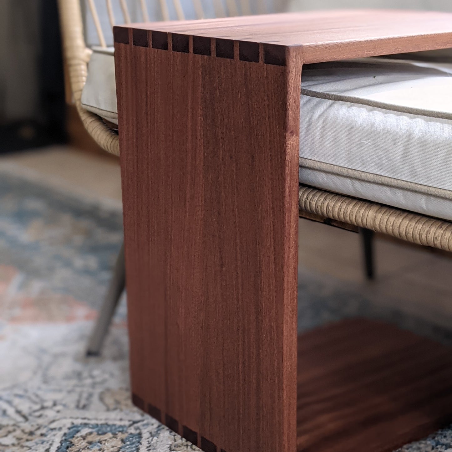 Couch Side Table - Solid Wood