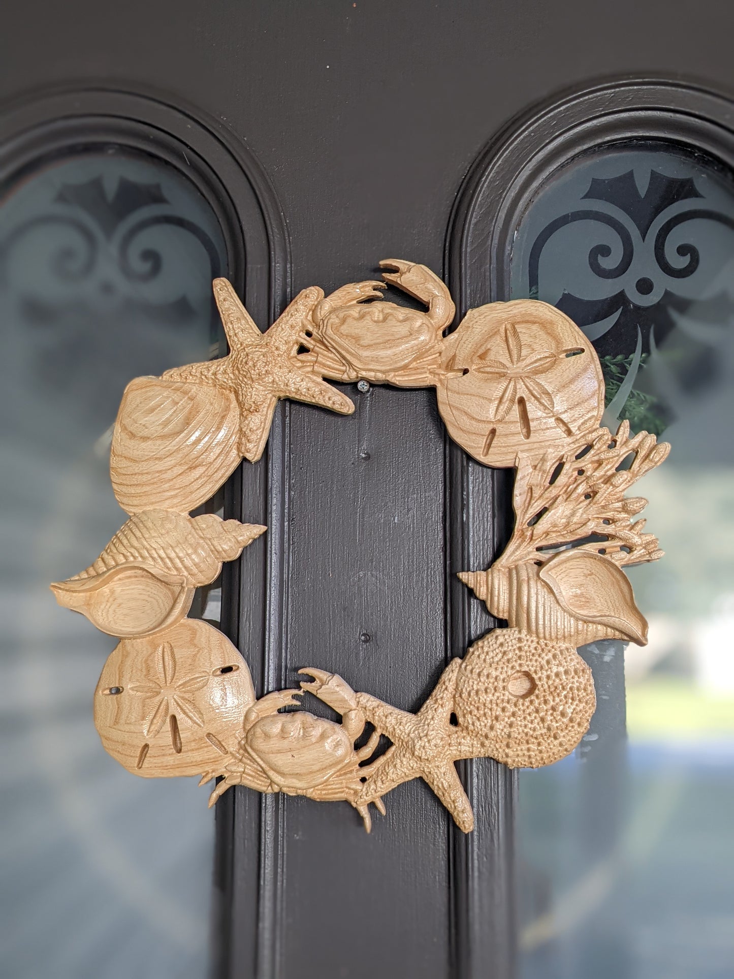 Beach Themed Front Door Wreath