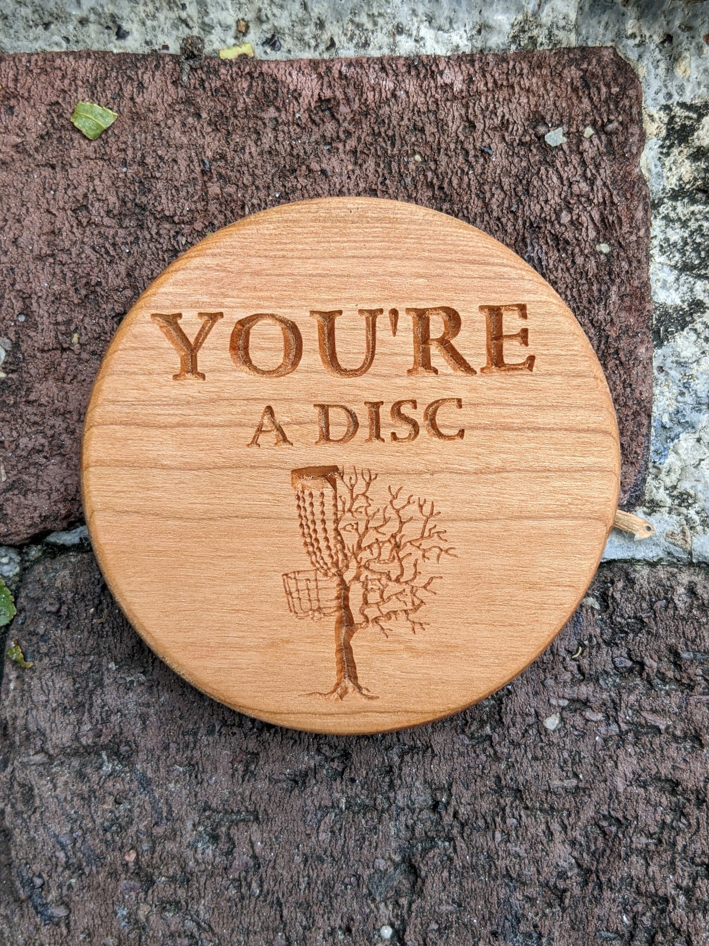 Disc Golf Wood Mini Marker