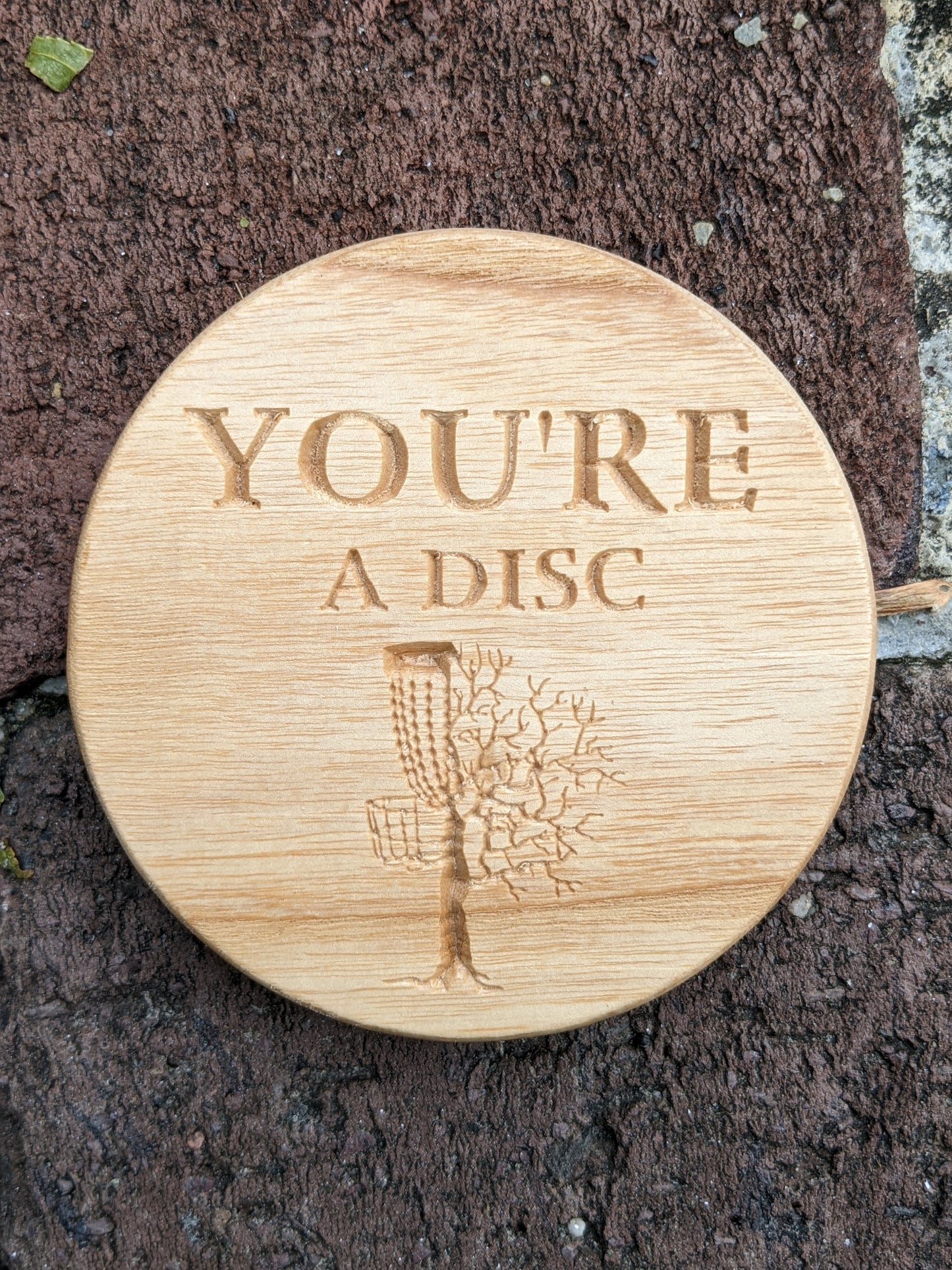 Disc Golf Wood Mini Marker