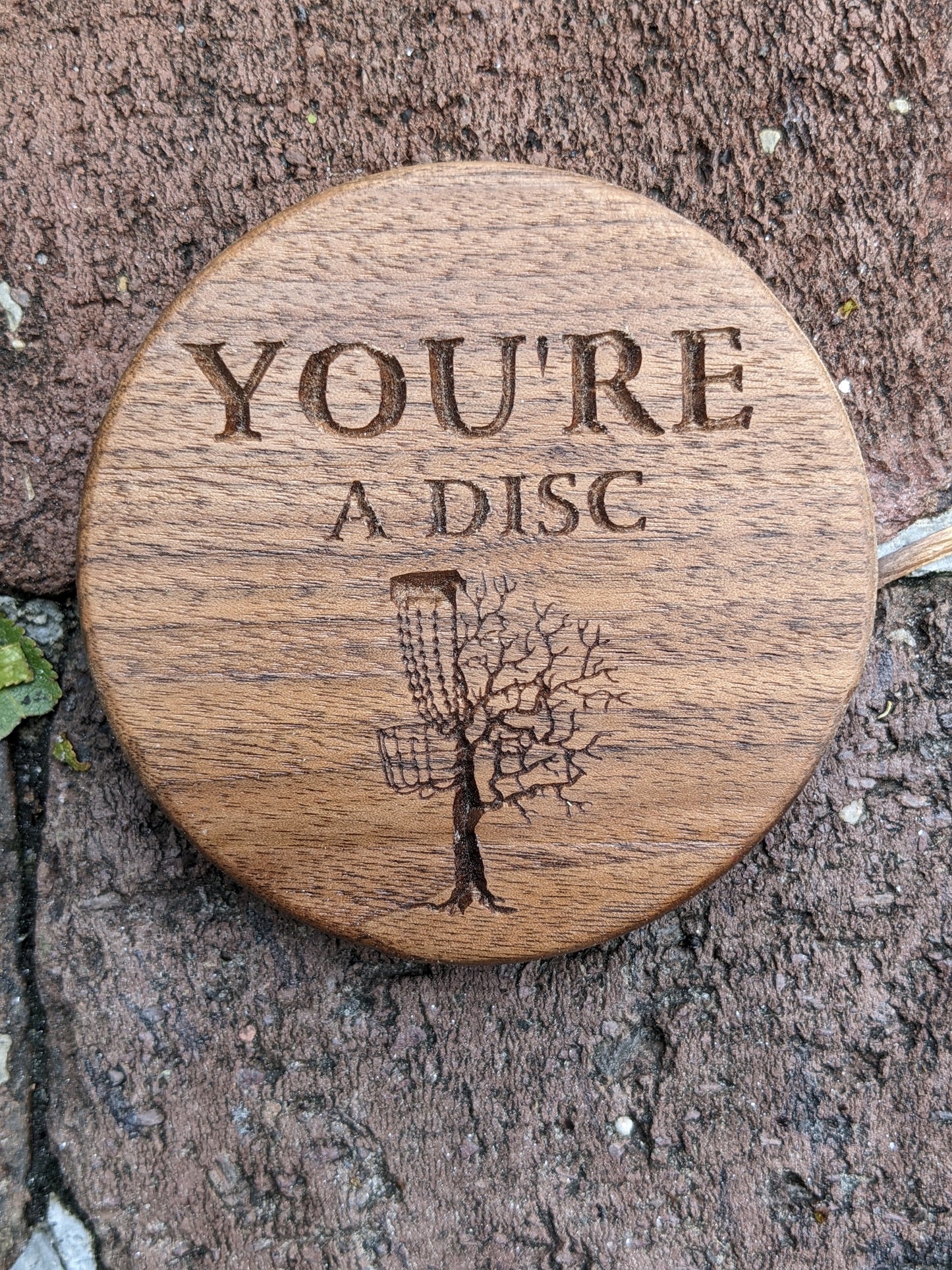 Disc Golf Wood Mini Marker