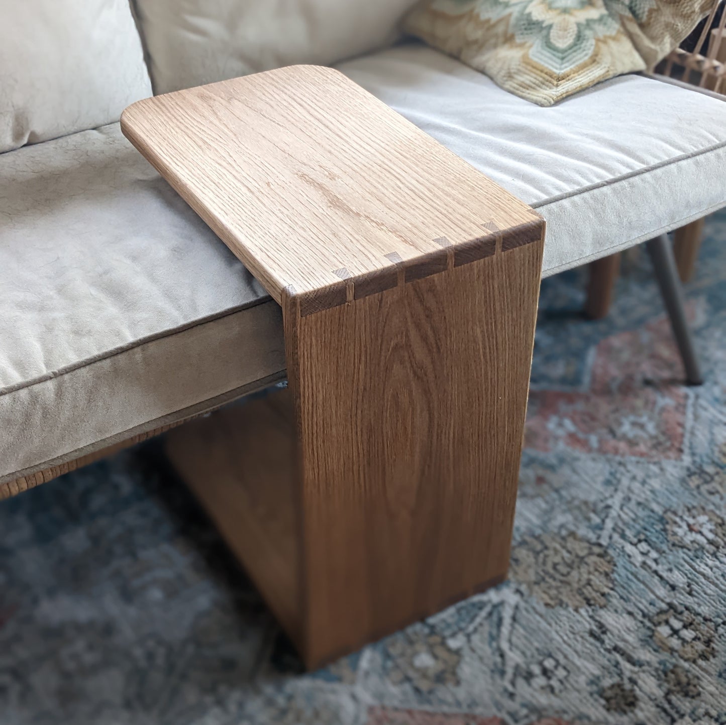 Couch Side Table - Solid Wood