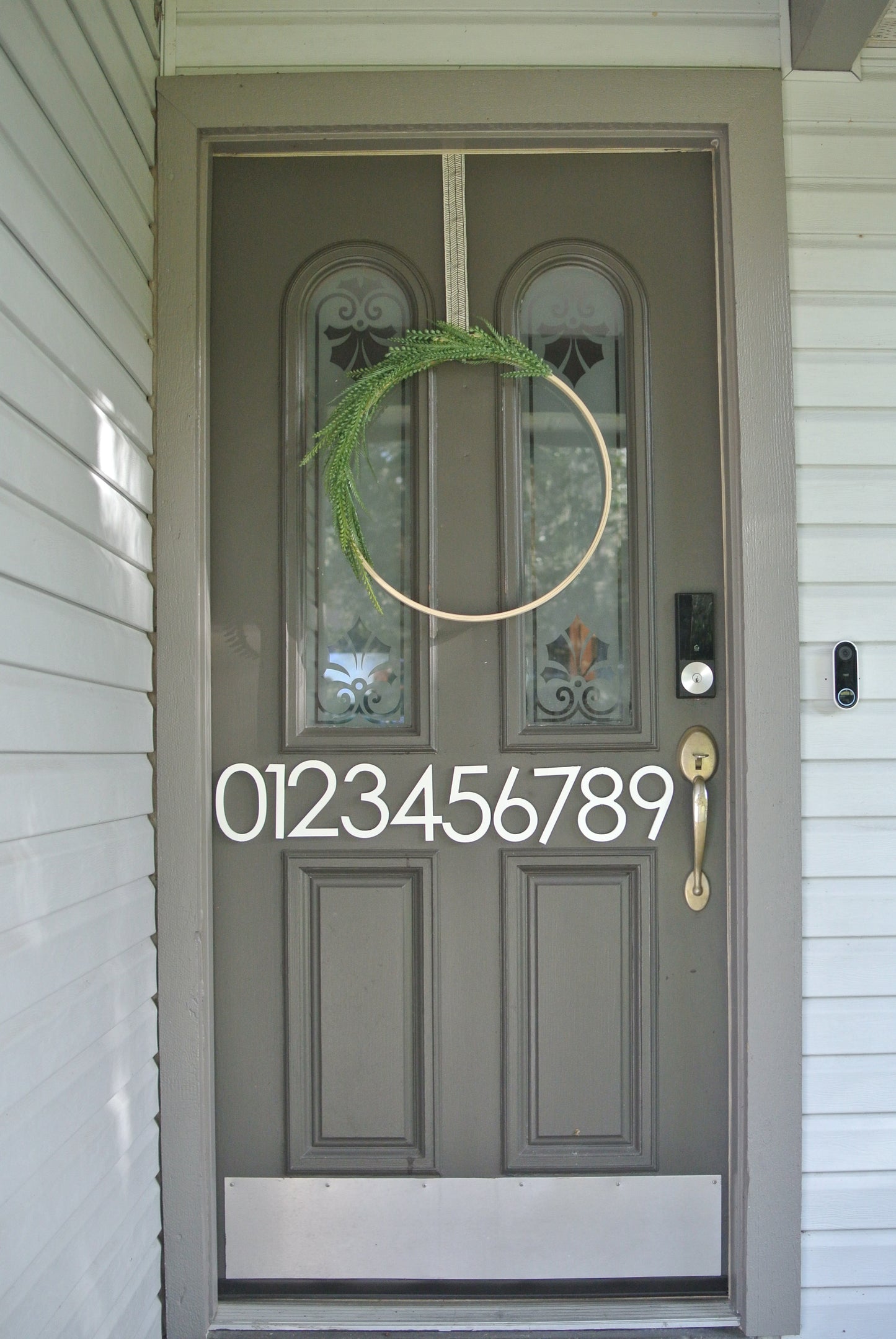 5in Modern Magnetic House Numbers